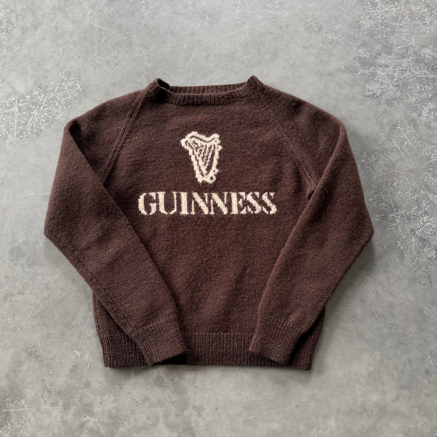 Rare 1980's Guinness Wool Sweater Size XS/S