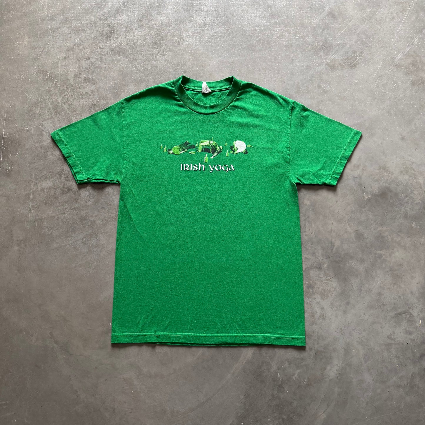Vintage Irish Yoga Tee Size Large