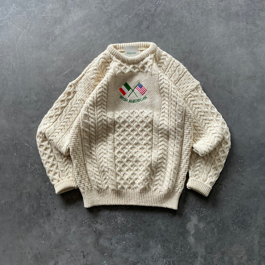 Vintage Irish American Geansaí Size S/M