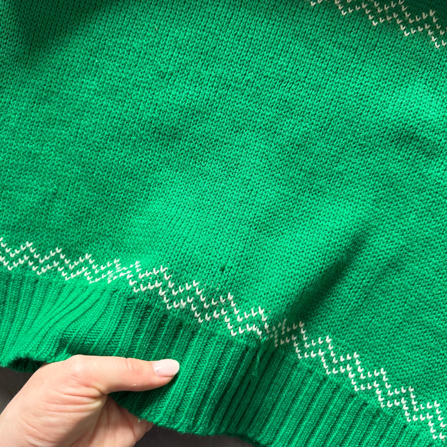 Vintage Shamrock & Harp Sweater Size Small
