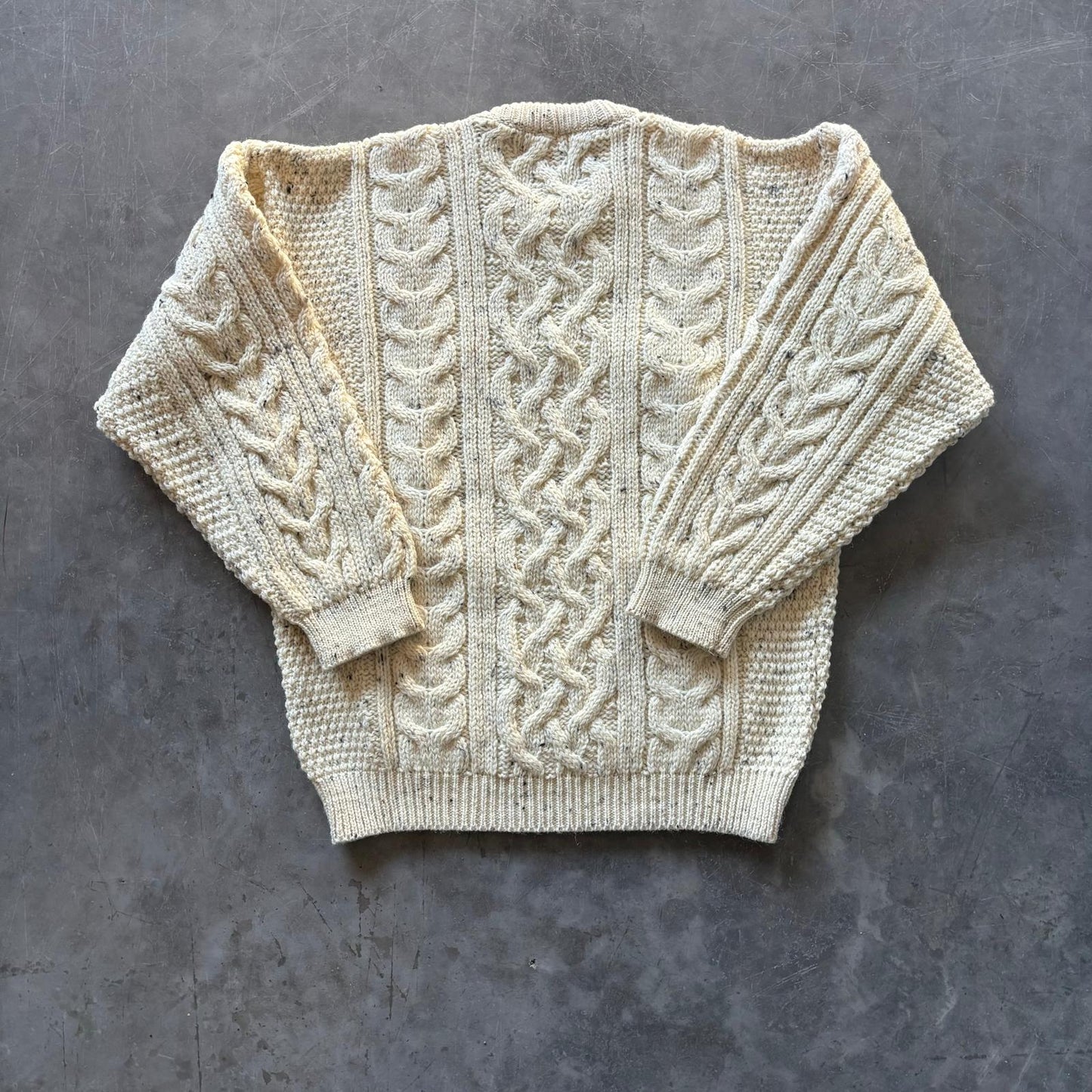 Vintage Ireland Aran Geansaí Size S