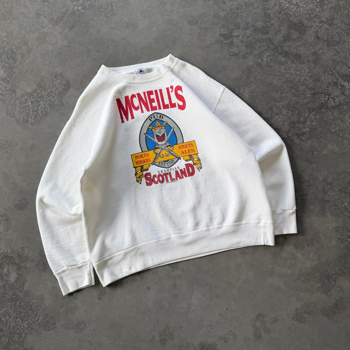 1990 Vintage McNeills Scotland Sweatshirt Size M