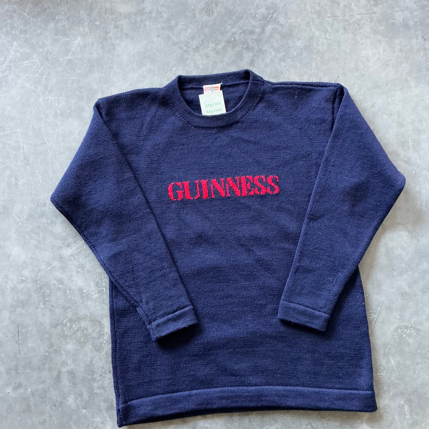 Vintage Guinness Wool Sweater Size Large