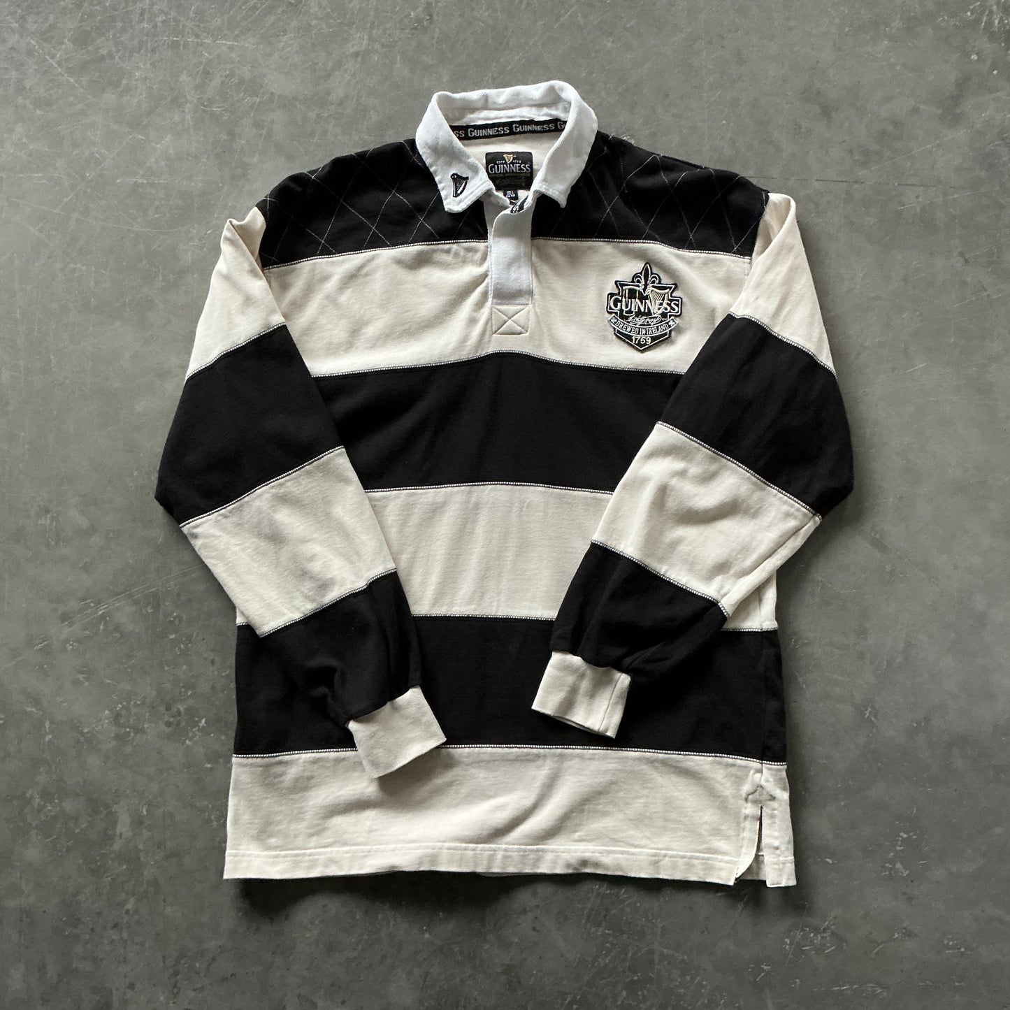 Vintage Guinness Rugby Shirt Size L