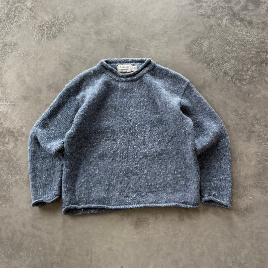 Vintage Irish Fisherman Wool Geansaí Size S/M
