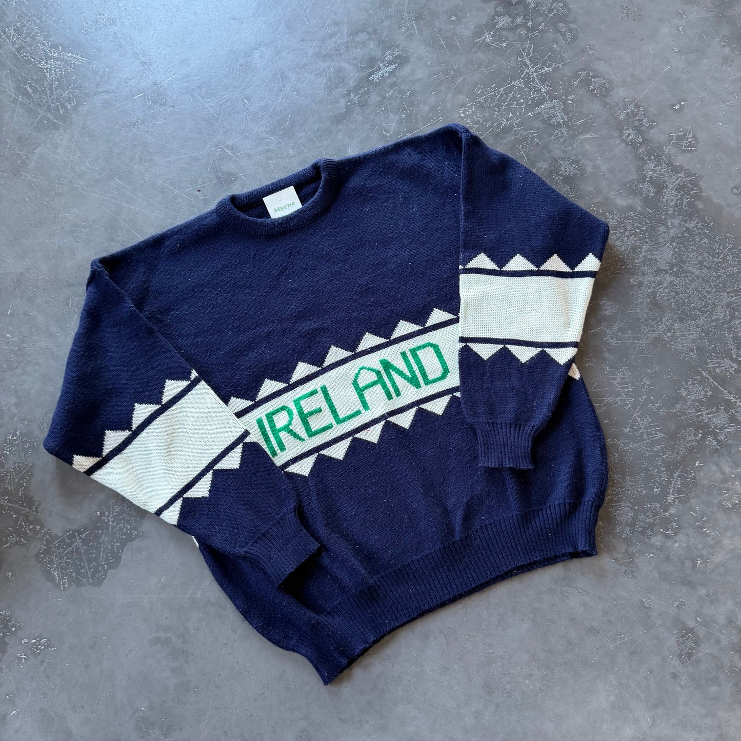 1980’s Vintage Ireland Sweater Size XL