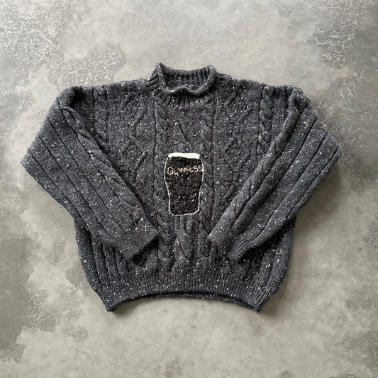 10. Embroidered Pint Geansaí Size Boxy S/M