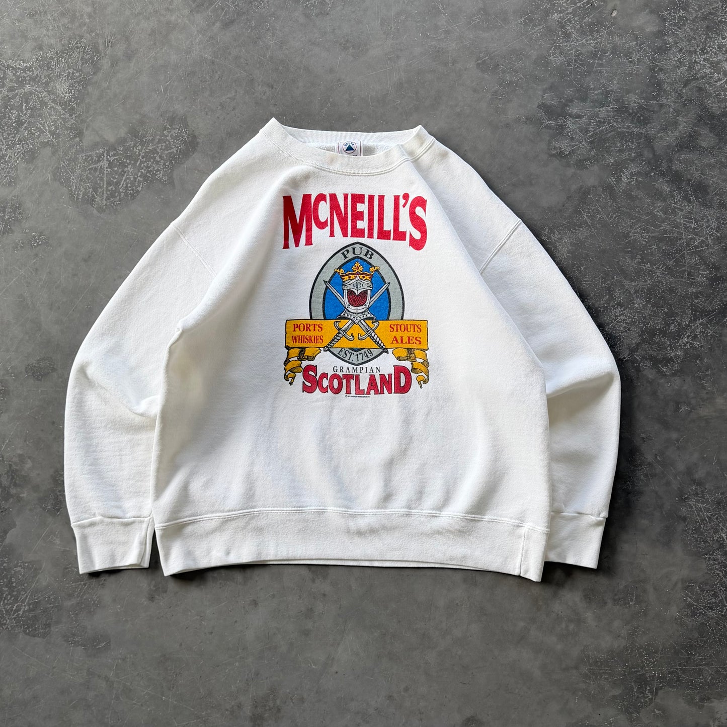 1990 Vintage McNeills Scotland Sweatshirt Size M