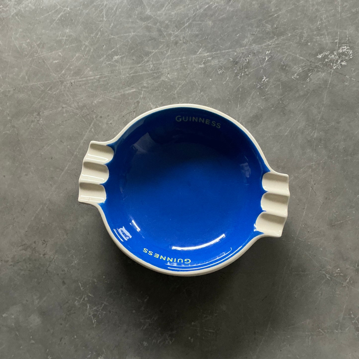 Antique Large Ceramic Guinness Ashtray