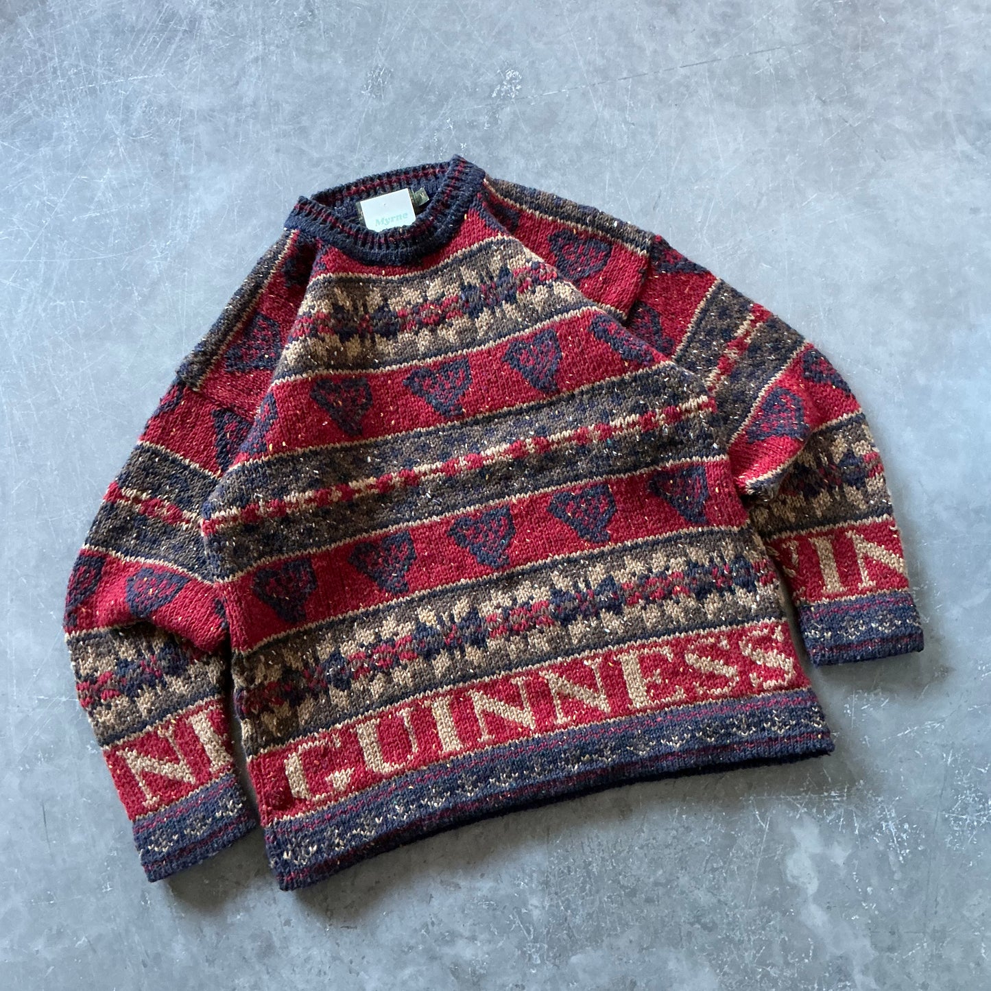 1980's Rare Vintage Guinness Geansaí Size M/L
