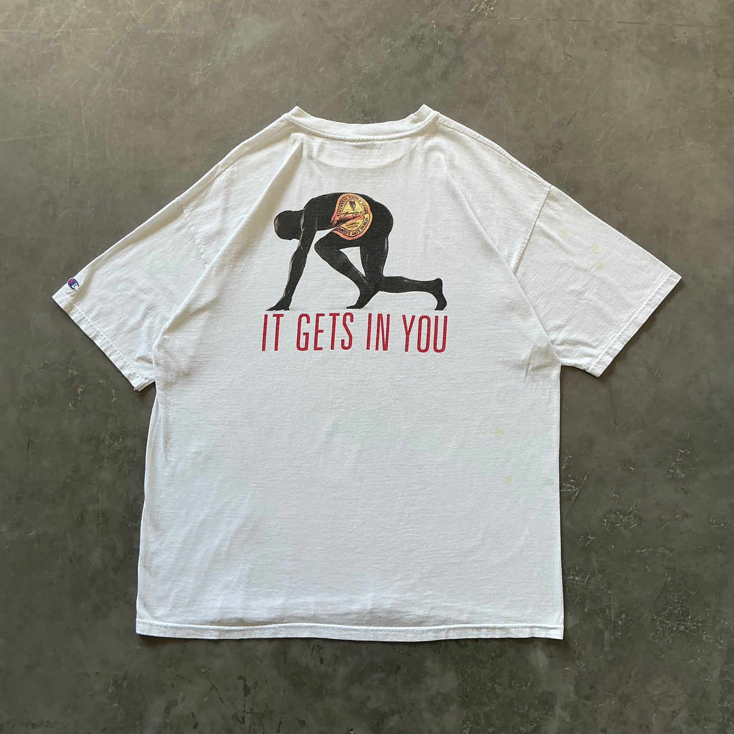 Rare Vintage Guinness Stout Tee Size Boxy L