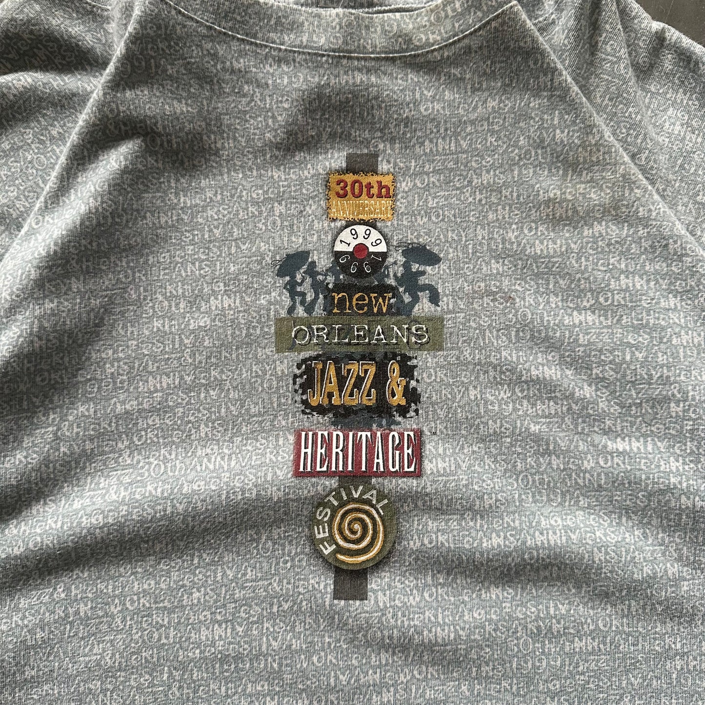 Vintage New Orleans Jazz Fest Tee 2XL