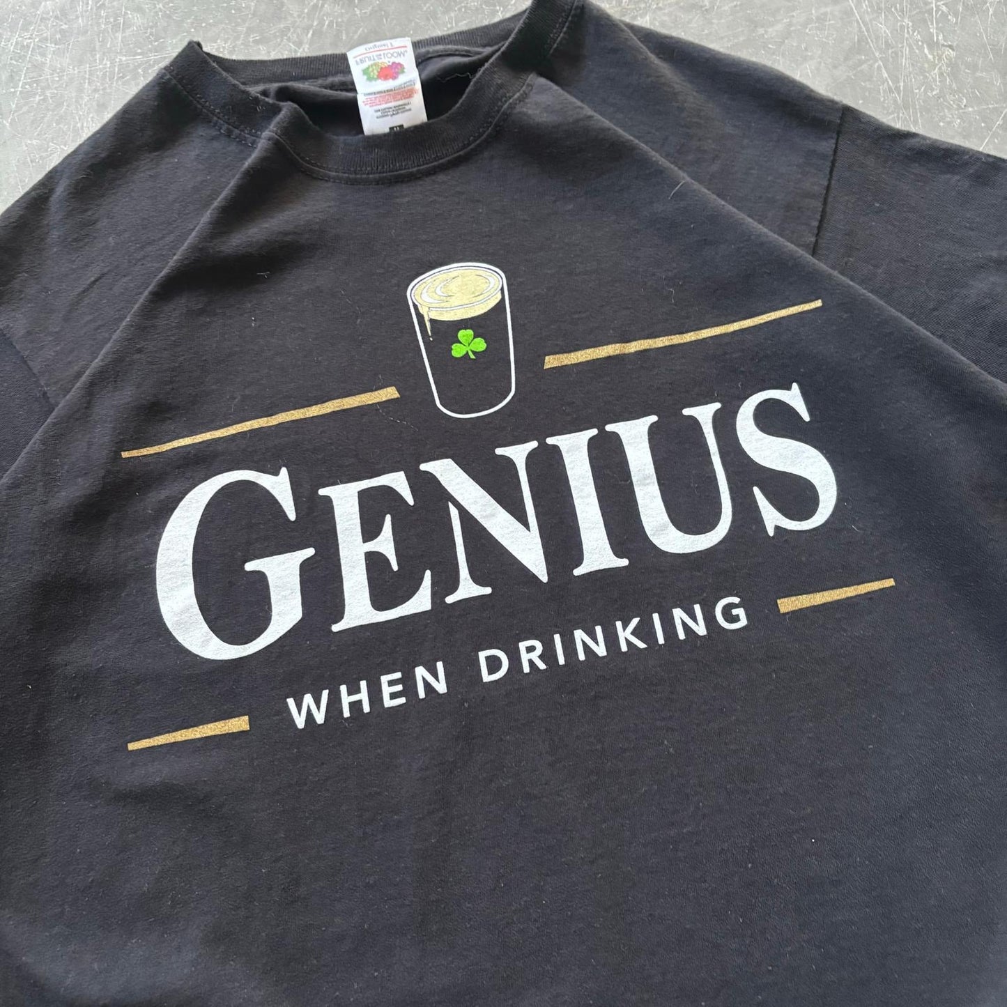 Vintage Guinness Genius Tee Size XS