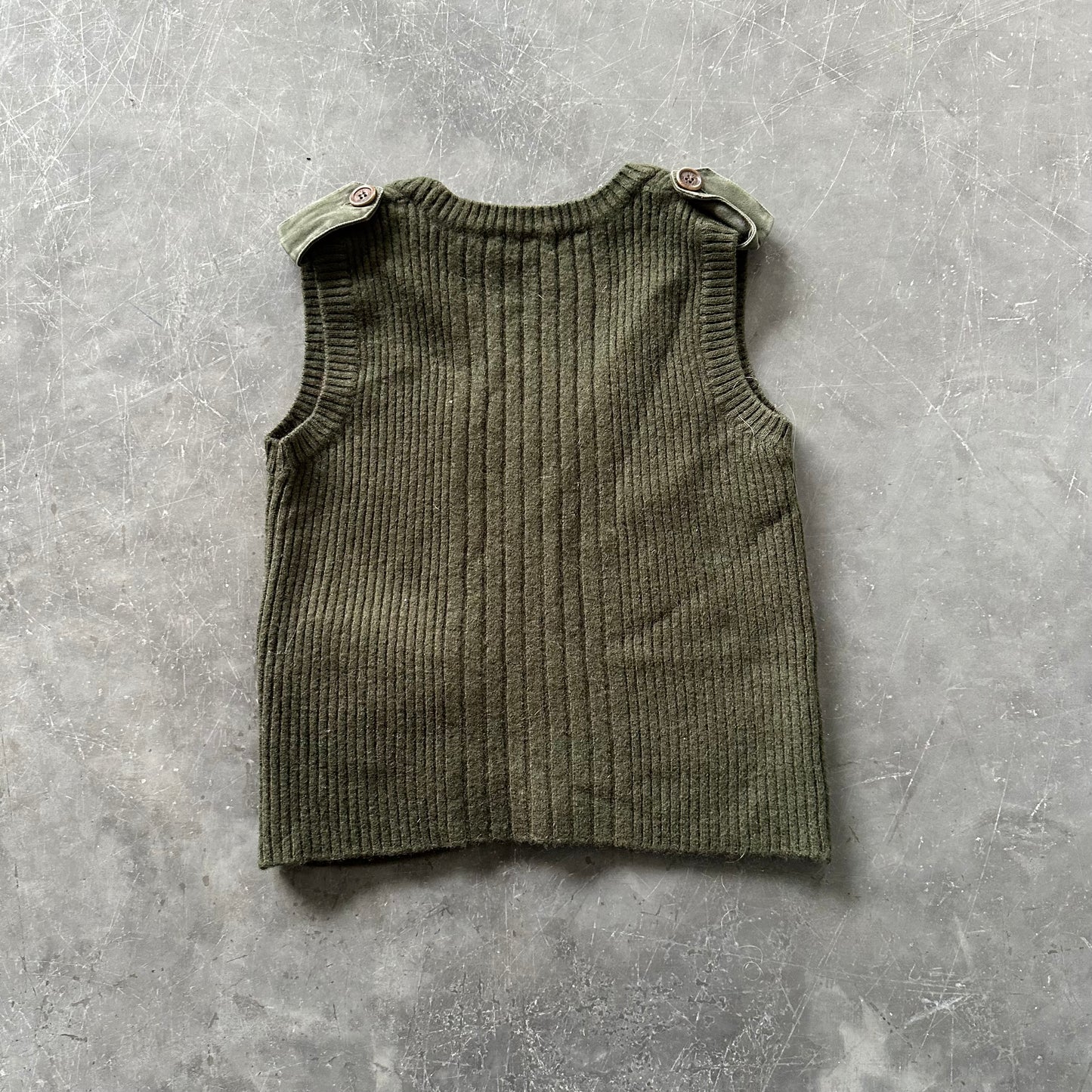 Vintage Moschino Military Knit UK 6/8