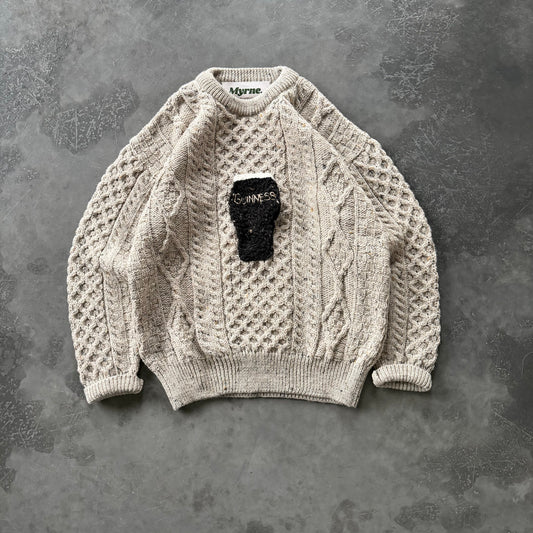 11. Embroidered Pint Geansaí Size Medium