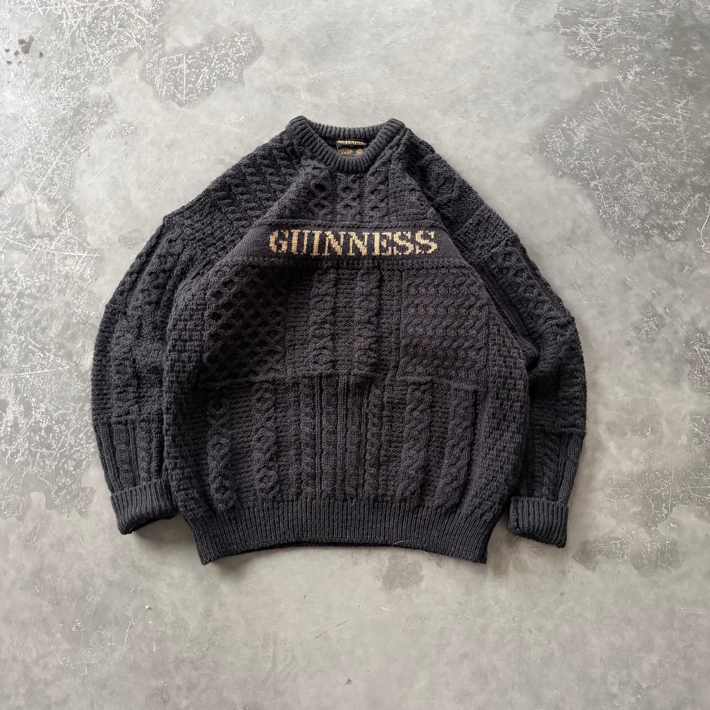 1980’s Rare Guinness Carraig Donn Geansaí Size L/XL
