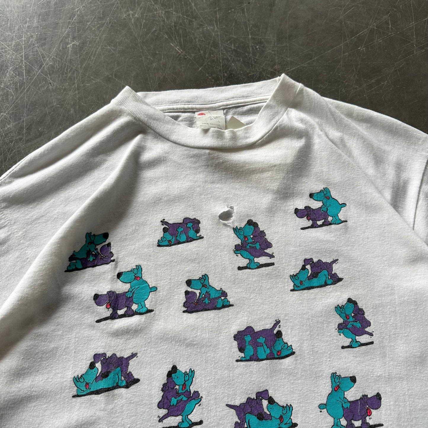 90’s Graphic Dog Tee Size L