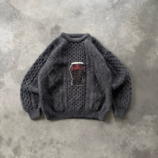 5. Embroidered Pint Geansaí Size Boxy Medium