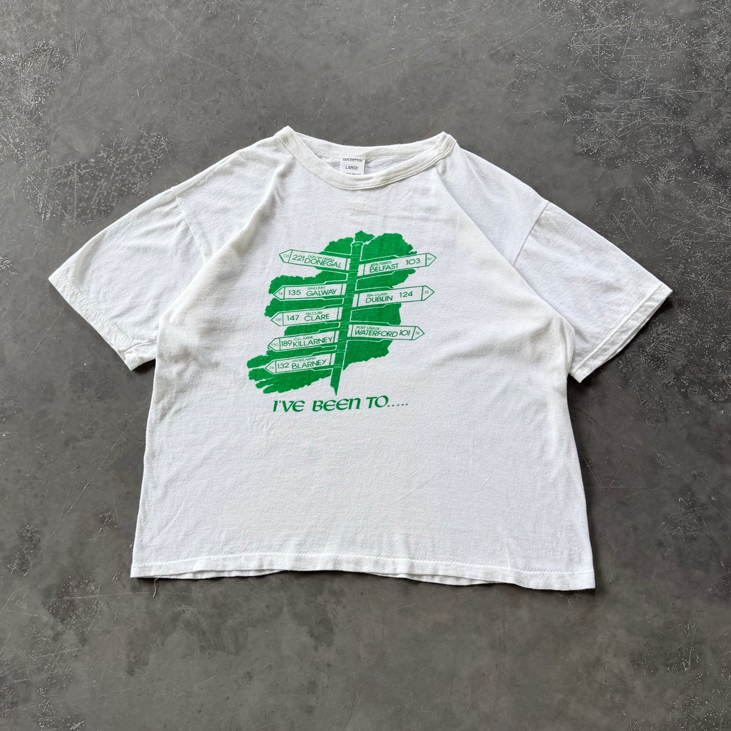 80’s Ireland Signage Tee Size Small