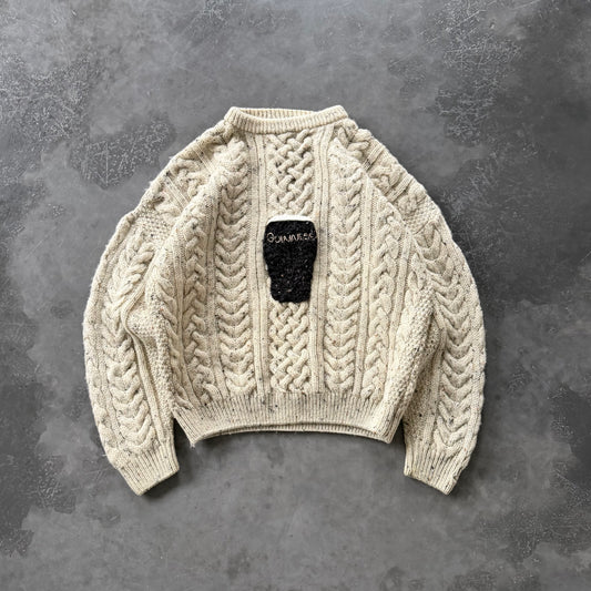 12. Embroidered Pint Geansaí Size Large