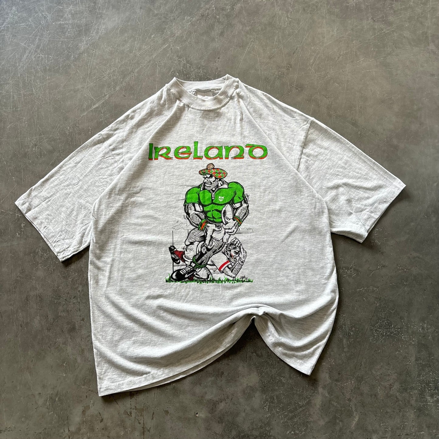 Vintage Ireland V England Rugby Tee Size XL