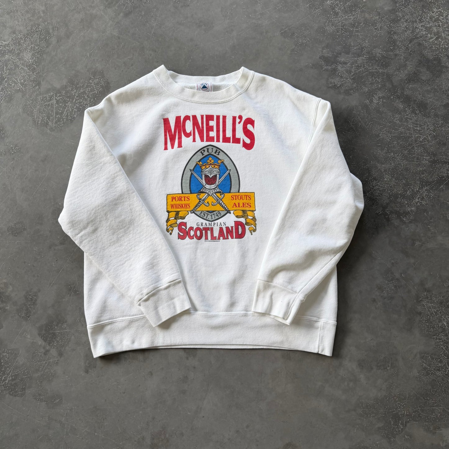 1990 Vintage McNeills Scotland Sweatshirt Size M