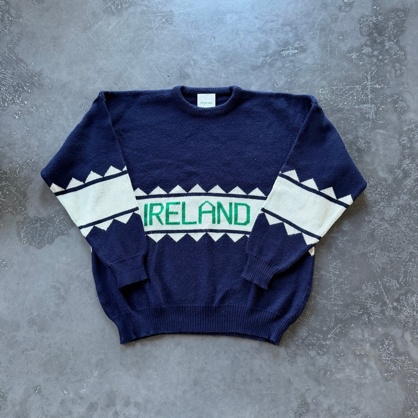 1980’s Vintage Ireland Sweater Size XL