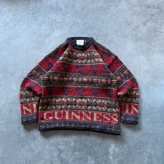 1980's Rare Vintage Guinness Geansaí Size M/L