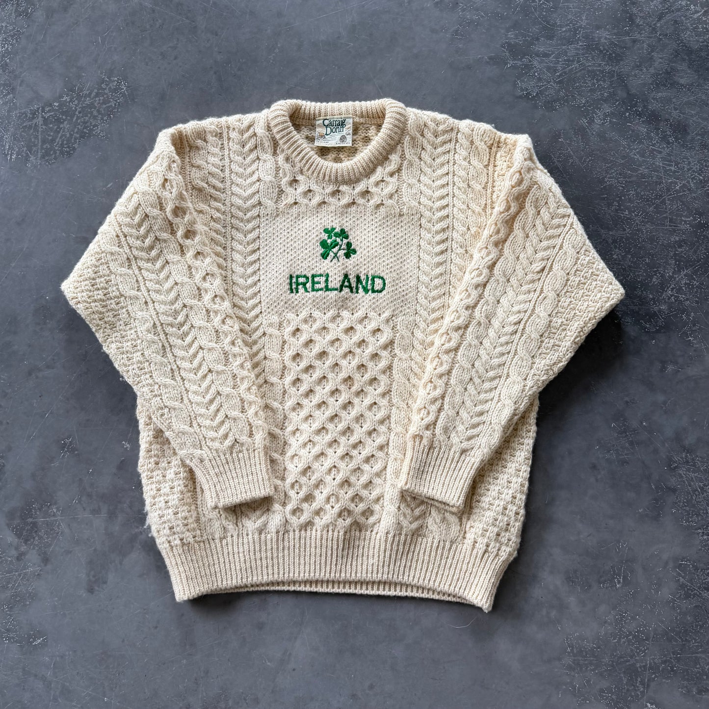 1980’s Carraig Donn Ireland Geansaí Size Small