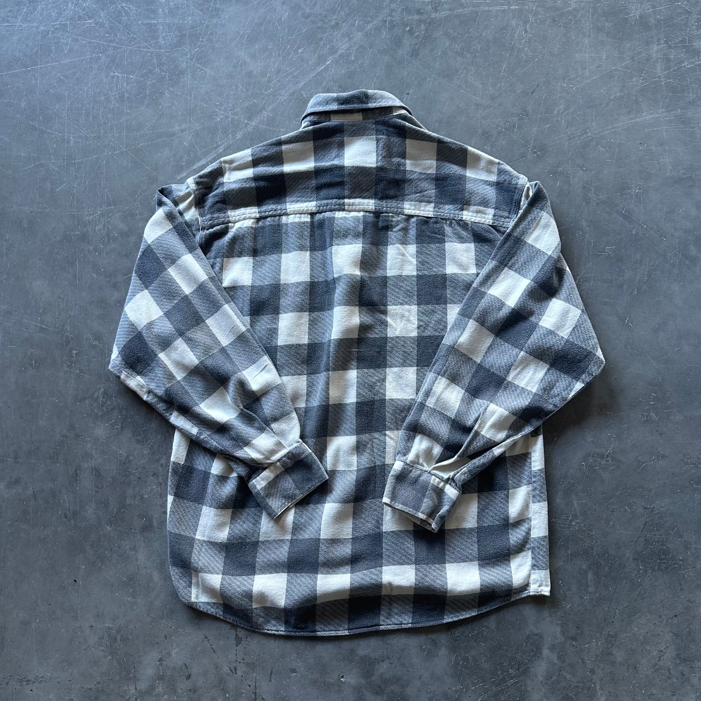 Vintage Check Overshirt Size Large