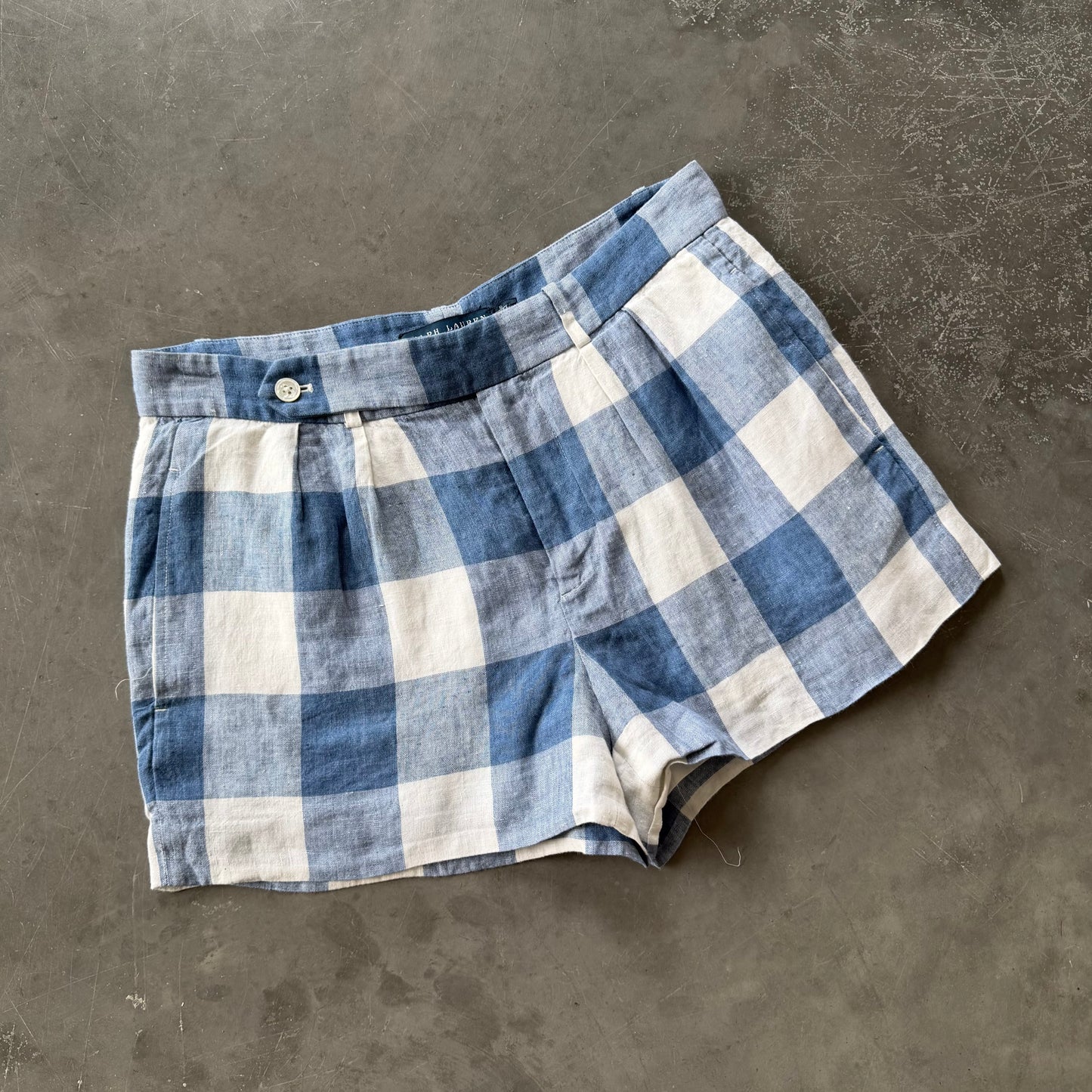 90’s Ralph Lauren Linen Shorts UK 8