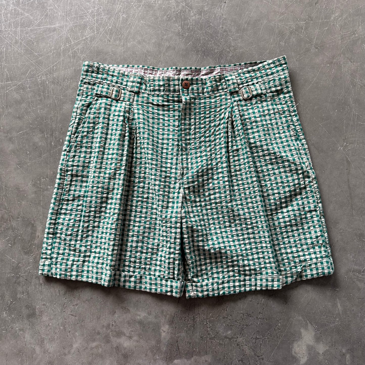 Vintage Check Shorts W32