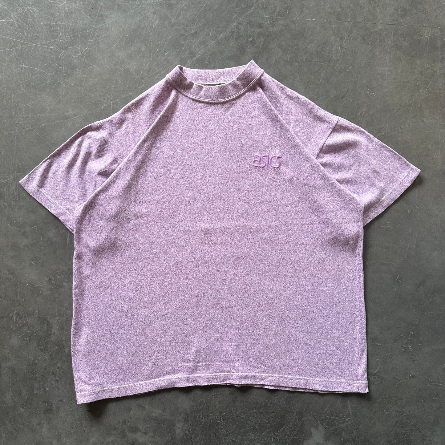 90's Vintage Asics Tee Boxy Large