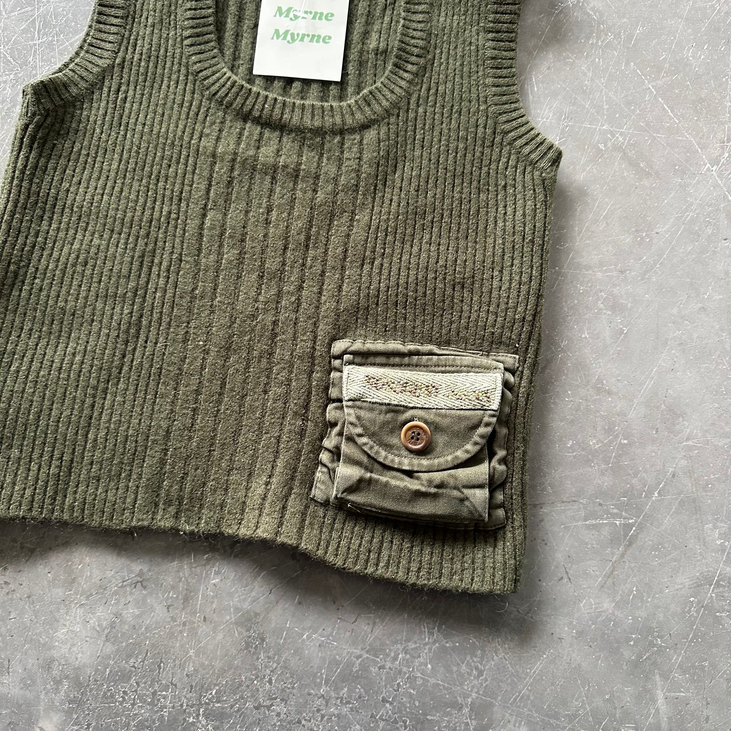 Vintage Moschino Military Knit UK 6/8