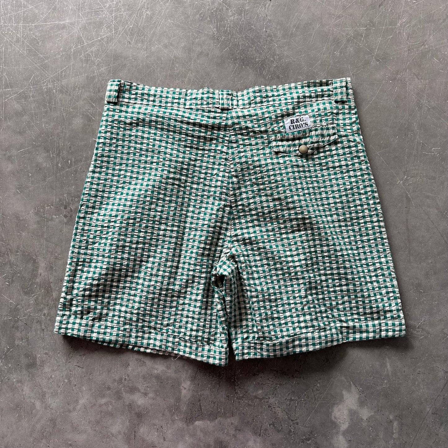 Vintage Check Shorts W32