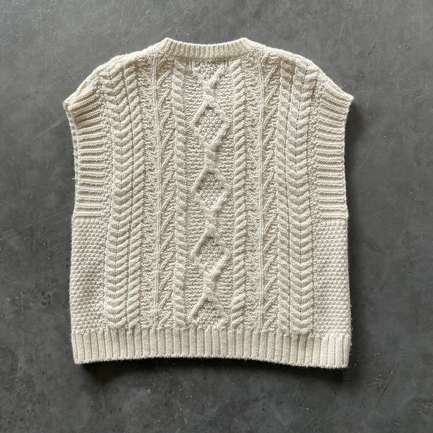 Vintage Aran Sweatervest Size S