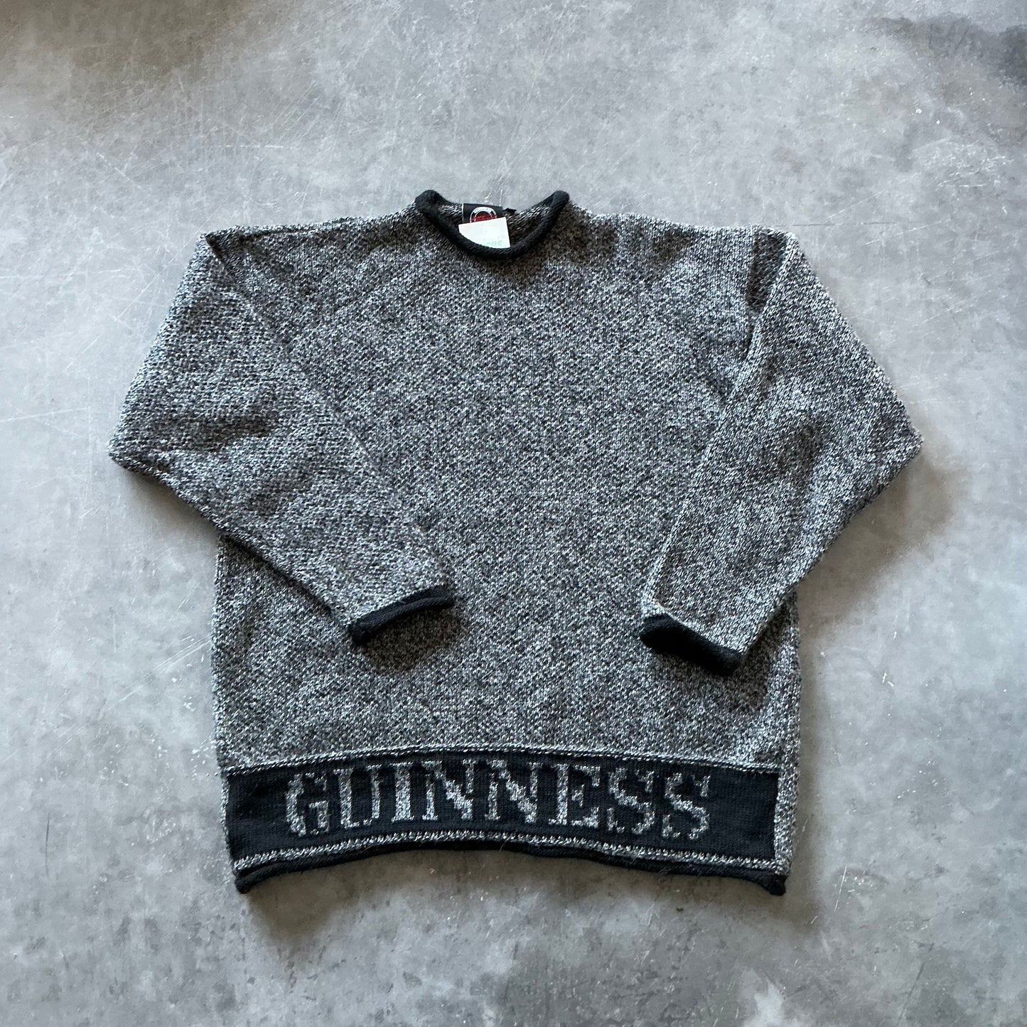 Rare 90's Guinness Wool Geansaí Size 2XL