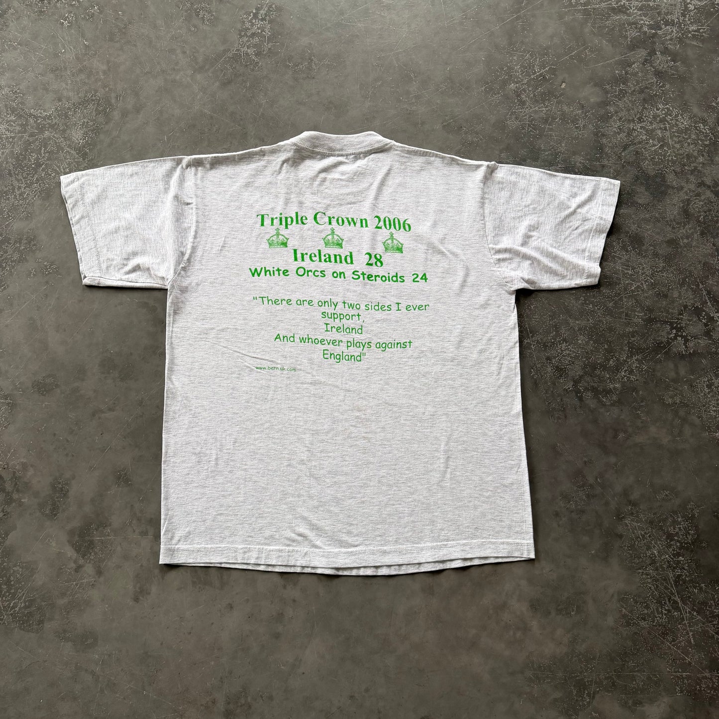 Vintage Ireland England Rugby Tee Size L/XL