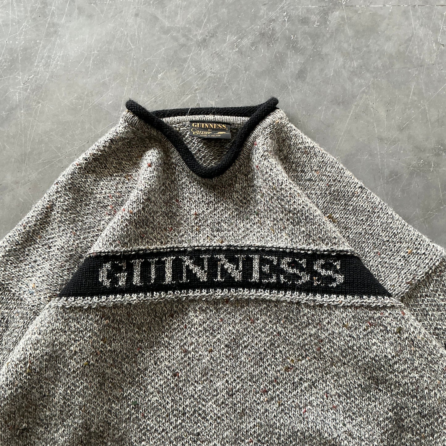 1980’s Rare Guinness Carraig Donn Geansaí Size XL