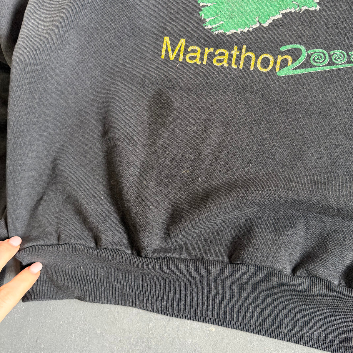 Rare 2000 Dublin Marathon Sweatshirt Size M