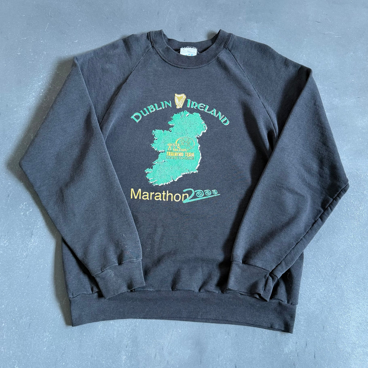 Rare 2000 Dublin Marathon Sweatshirt Size M