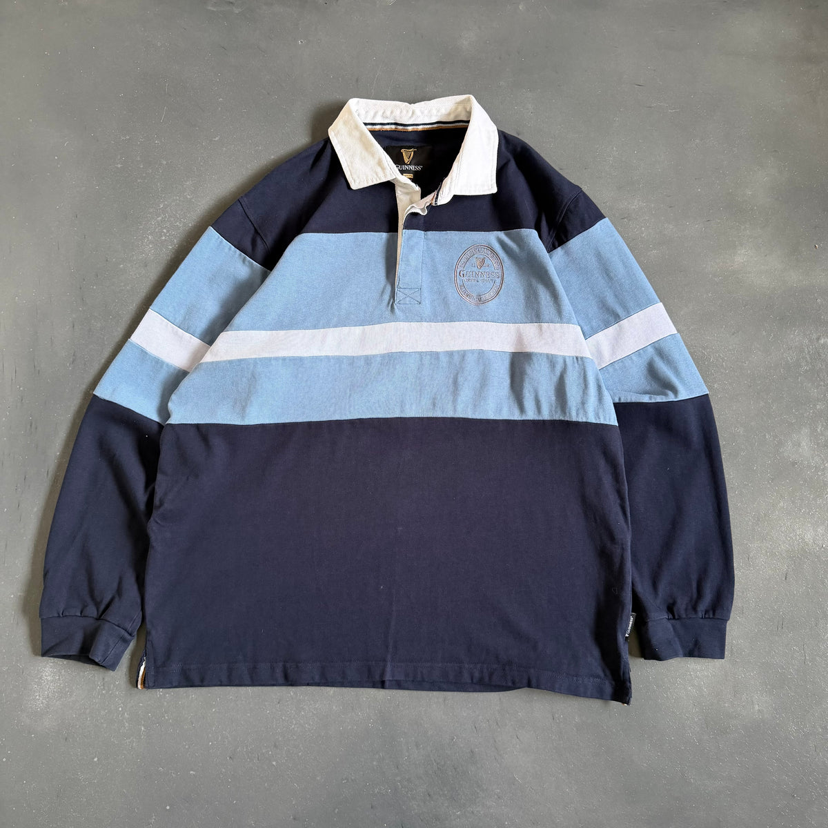 Vintage Guinness Rugby Shirt Size Large