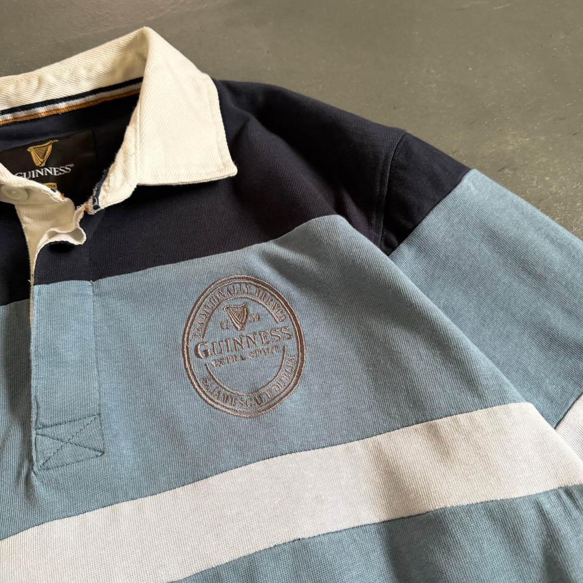 Vintage Guinness Rugby Shirt Size Large