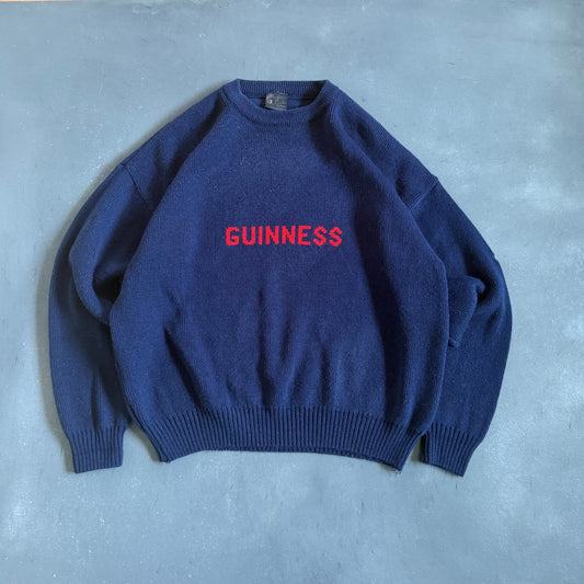 90's Vintage Guinness Sweater Size Boxy Large