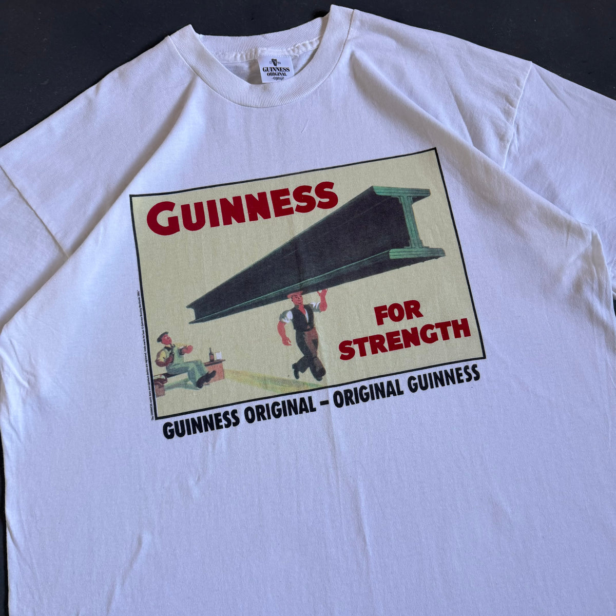 1990's Guinness for Strength Tee Size XL