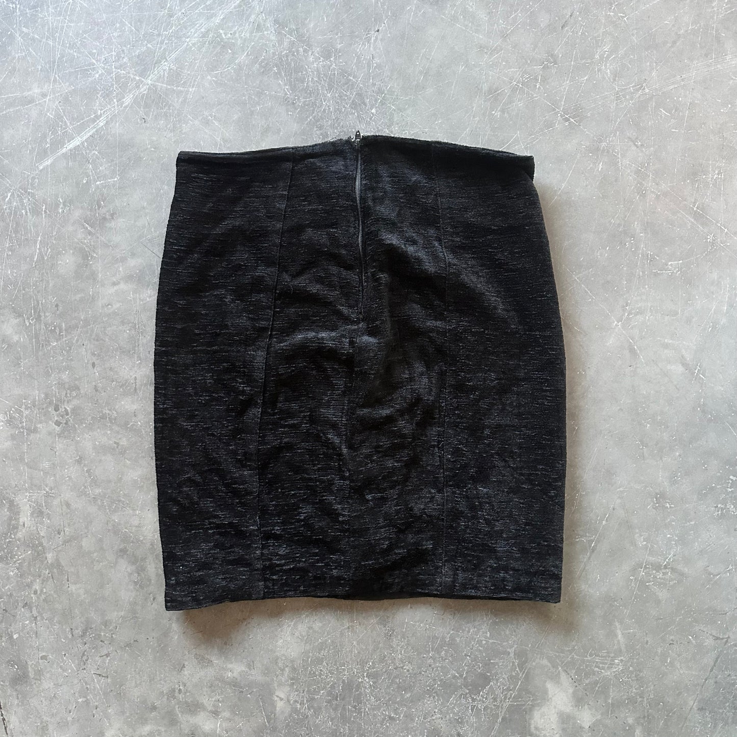 Vintage Velvet Mini Skirt UK 8