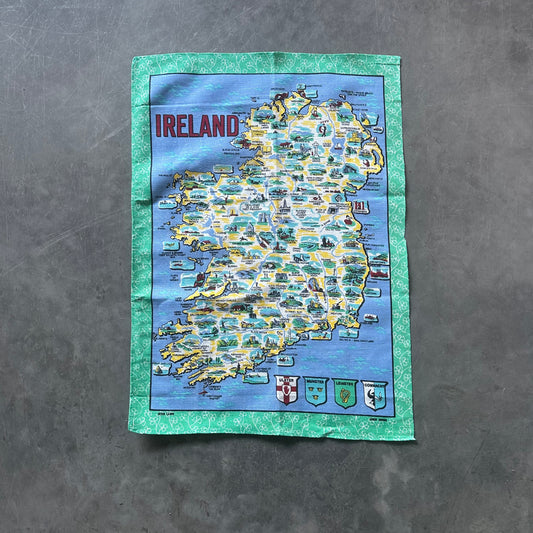 80's Vintage Ireland Tea Towel