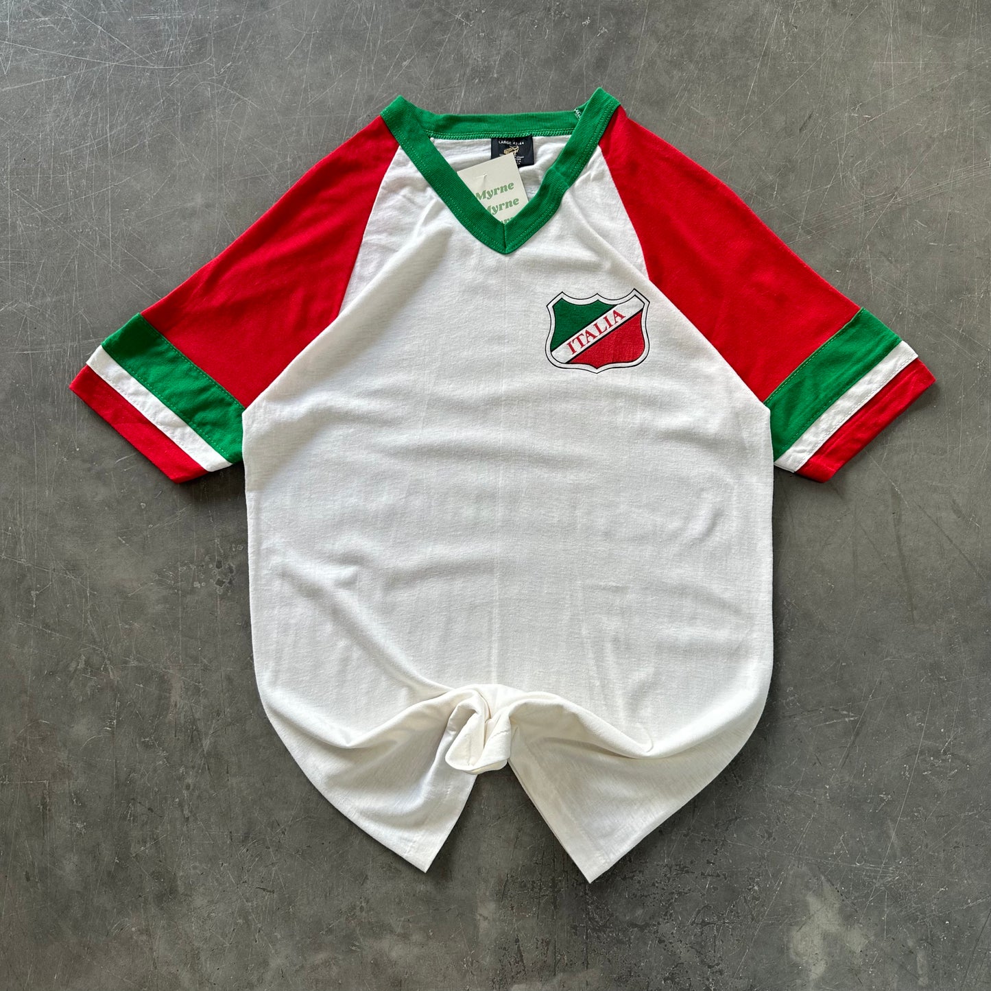 80's Vintage Italia Tee Size Large