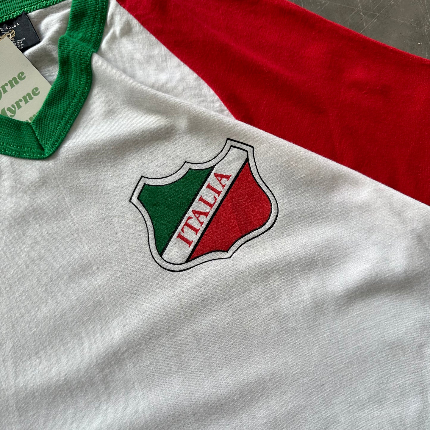 80's Vintage Italia Tee Size Large