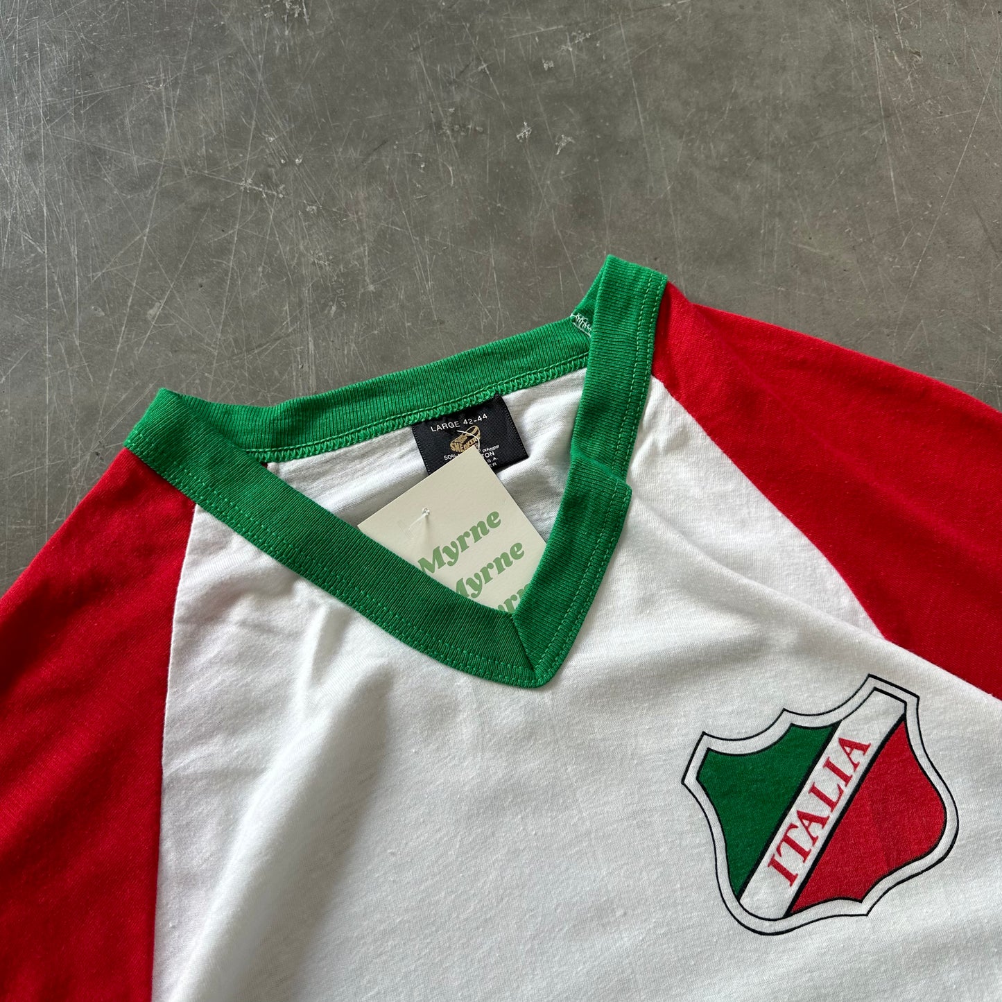 80's Vintage Italia Tee Size Large